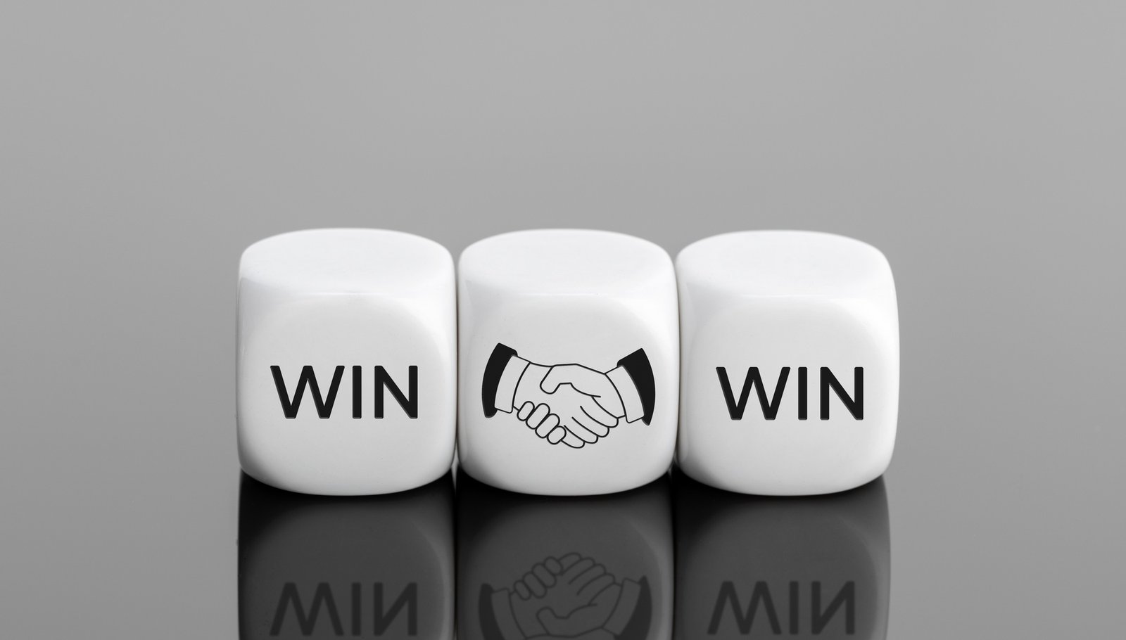 Win Win concept. Business deal